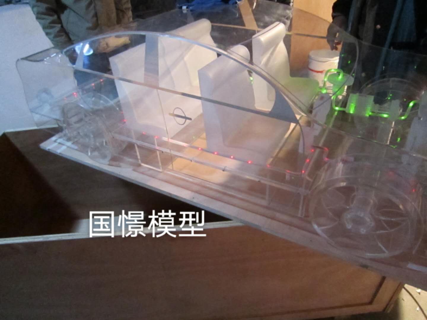 武川县透明车模型